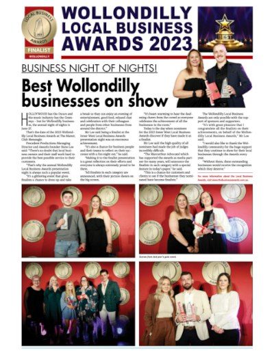 Wollondilly Finalists 2023