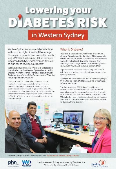 Healthier Western Sydney - Lowering Diabetes Risk