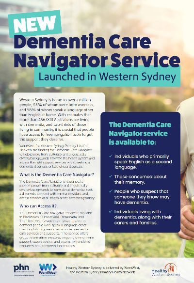 Healthy Western Sydney - April 2025 Dementia Care