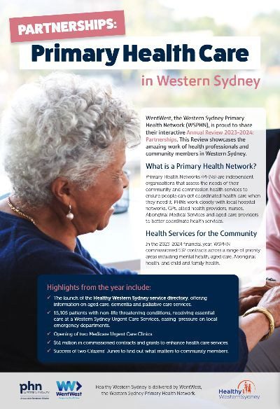 Healthier Western Sydney - December 2024 Annual Report