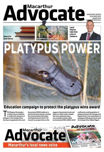 Macarthur Advocate Jan 2023 edition cover