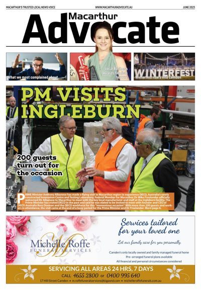 Macarthur Advocate Jun 2023 edition cover