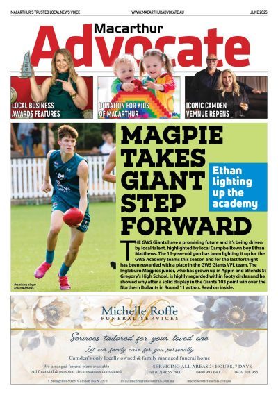 Macarthur Advocate Jun 2025 edition cover