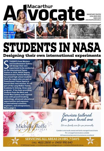 Macarthur Advocate Mar 2023 edition cover