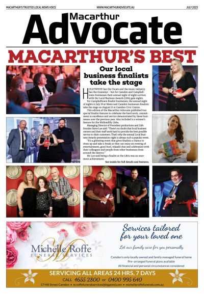 Macarthur Advocate Jul 2023 edition cover