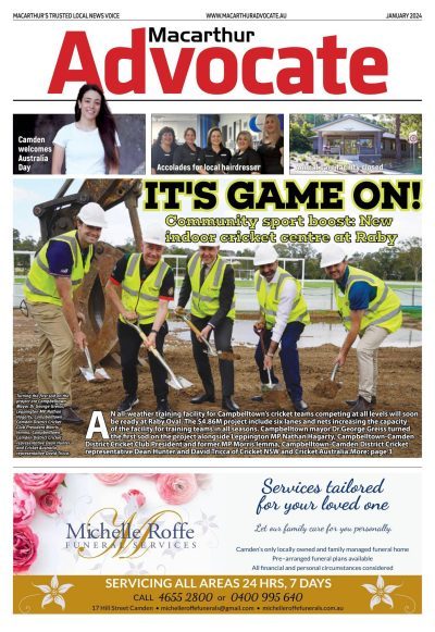 Macarthur Advocate Jan 2024 edition cover