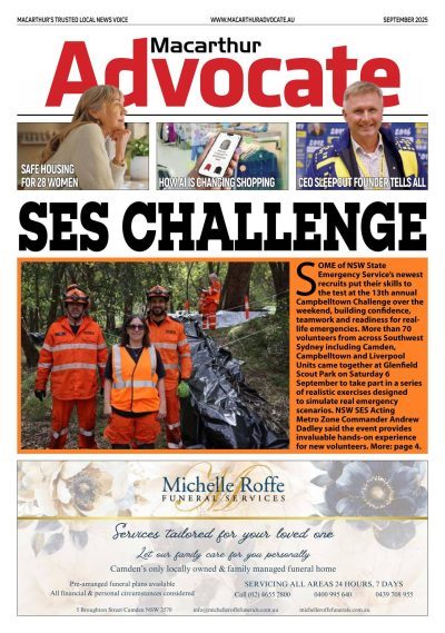 Macarthur Advocate Sep 2025 edition cover