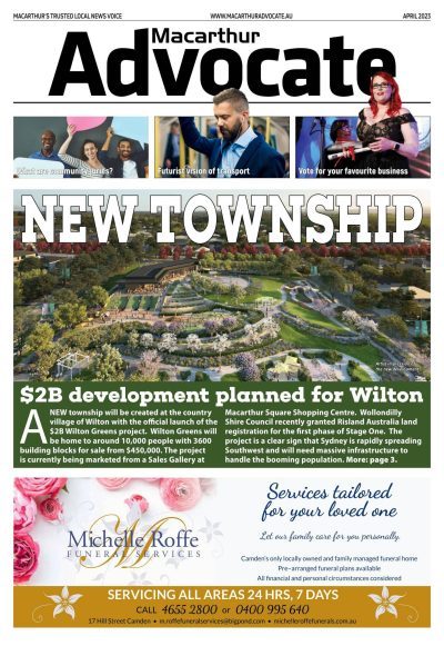Macarthur Advocate Apr 2023 edition cover