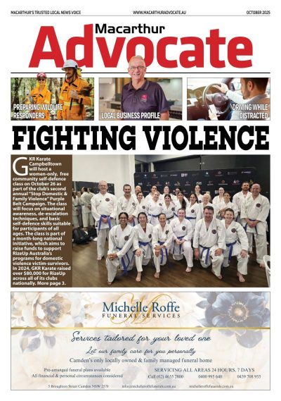Macarthur Advocate Oct 2025 edition cover