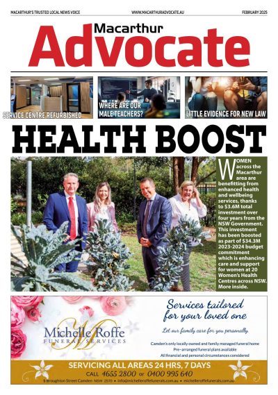 Macarthur Advocate Feb 2025 edition cover