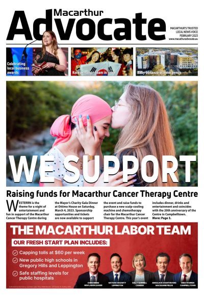 Macarthur Advocate Feb 2023 edition cover