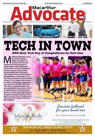 Macarthur Advocate Nov 2023 edition cover