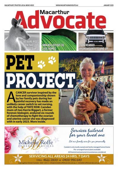 Macarthur Advocate Jan 2025 edition cover