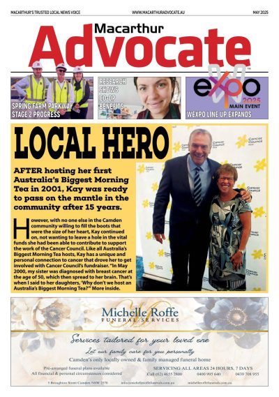 Macarthur Advocate May 2025 edition cover