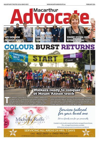 Macarthur Advocate Feb 2024 edition cover