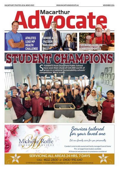 Macarthur Advocate Nov 2024 edition cover