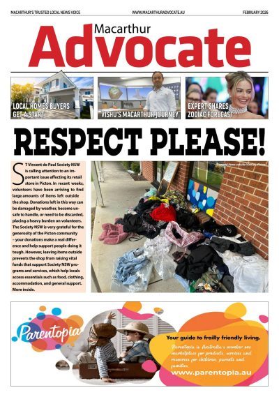 Macarthur Advocate Feb 2026 edition cover