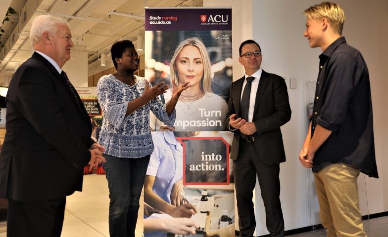 FIRST STUDENTS AT ACU BLACKTOWN