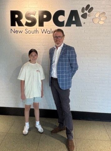 RSPCA rewards animal advocacy: April gets the VIP treatment
