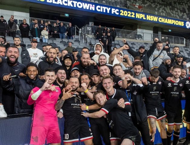 BLACKTOWN CITY FC ARE THE CHAMPIONS