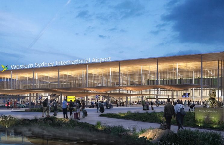 Artist impression of Western Sydney Airport.