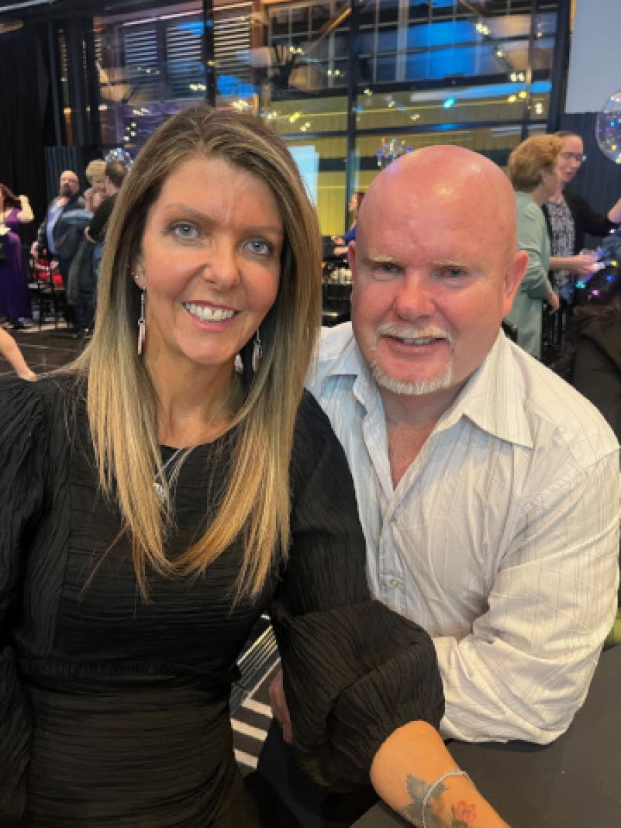 Foster carers Tracy and John.