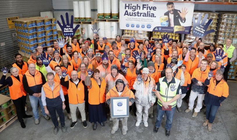 FIVE OUT FIVE FOR HAYNES PAINT