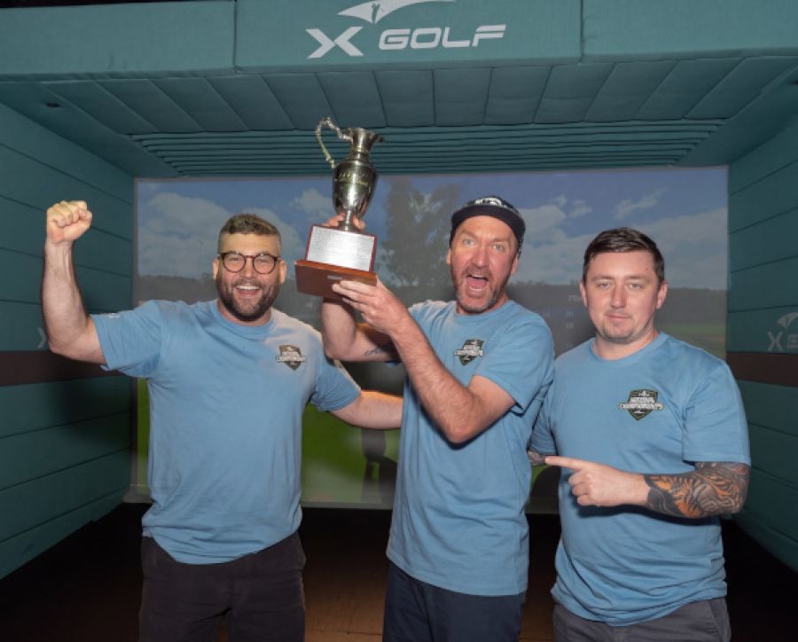 The winning moment.